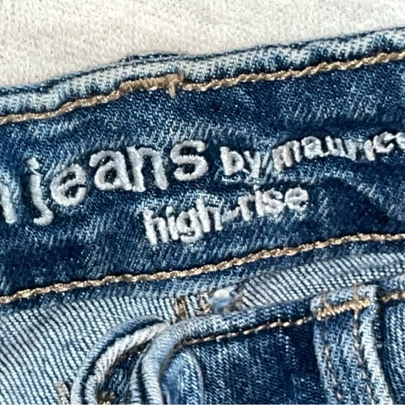 M Jeans By Maurice Women’s Dark Blue High Rise Size 4 Reg Jeans - Picture 4 of 14